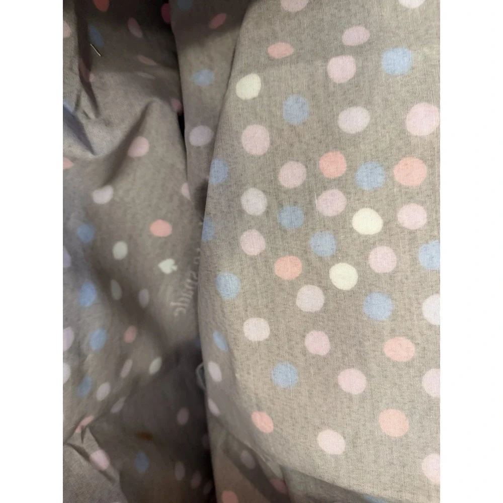 Kate Spade Confetti Black Fabric Polka Dot Shopper Tote New - Picture 4 of 6